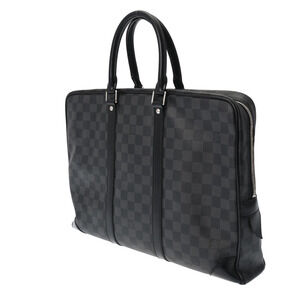 Louis Vuitton Black Business Graphite Voyage Bag Canvas Damier